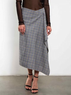 Юбка серая в клетку Kosmos(фото5)