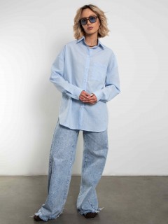 Рубашка в голубую клетку Kosmos(фото2)