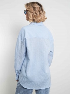 Рубашка в голубую клетку Kosmos(фото6)