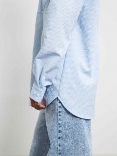 Рубашка в голубую клетку Kosmos(фото7)