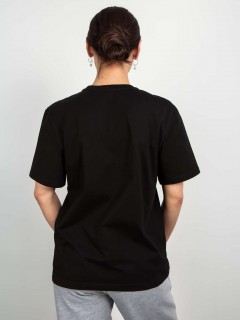 Футболка женская с принтом чёрная Kosmos(фото5)