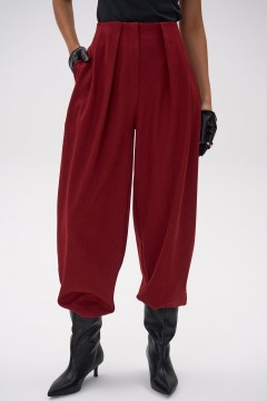 Брюки-алладины бордовые Elza(фото7)