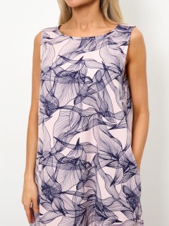 Платье макси розовое с принтом Jetty(фото7)