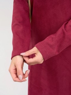 Платье бордовое из вельвета Jetty(фото7)