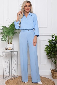 Брюки голубые с карманами Avili(фото3)