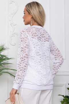 Блузка кружевная с длинными рукавами Avili(фото6)