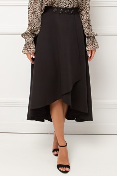 Юбка чёрная на запах Эмбер №3 Valentina(фото3)