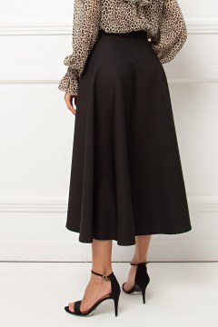 Юбка чёрная на запах Эмбер №3 Valentina(фото7)