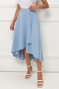 Юбка голубая на запах Эмбер №2 Valentina(фото5)