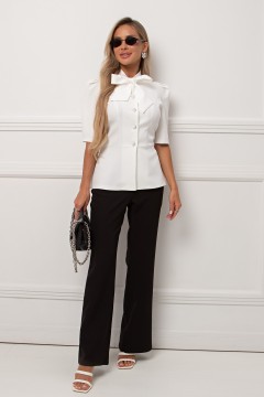 Брюки чёрные на каждый день Юлия №2 Valentina(фото5)