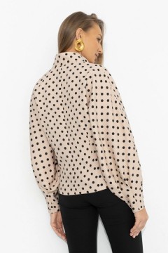 Жакет бежевый в горошек Charutti(фото5)