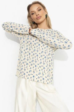 Лонгслив трикотажный с цветочным принтом Charutti(фото3)