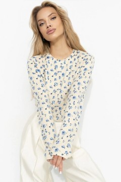 Лонгслив трикотажный с цветочным принтом Charutti(фото7)