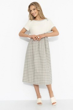 Платье в клетку с карманами Charutti(фото3)