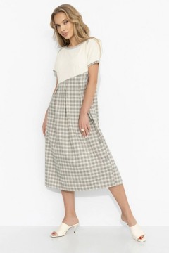 Платье в клетку с карманами Charutti(фото7)