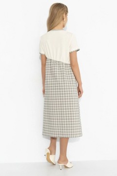 Платье в клетку с карманами Charutti(фото6)