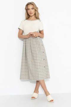 Платье в клетку с карманами Charutti(фото2)