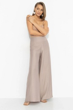 Брюки широкие серебристо-розового цвета Charutti(фото3)