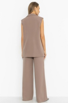 Костюм-двойка бежевый брючный Charutti(фото6)