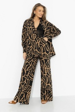 Костюм-двойка брючный с хищным принтом Charutti(фото4)