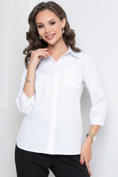 Рубашка белая в деловом стиле Diolche(фото2)