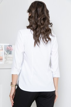 Рубашка белая в деловом стиле Diolche(фото5)