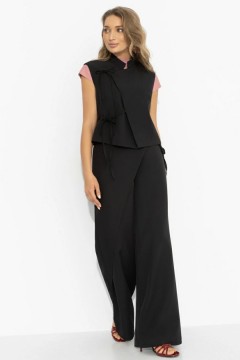 Жилет чёрный дизайнерский Charutti(фото7)