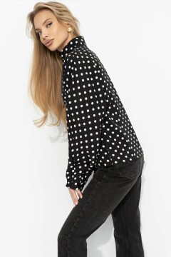 Жакет чёрный в горошек Charutti(фото6)