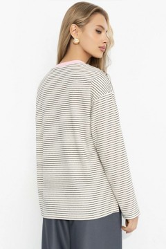Лонгслив трикотажный в полоску Charutti(фото6)