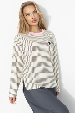 Лонгслив трикотажный в полоску Charutti(фото4)
