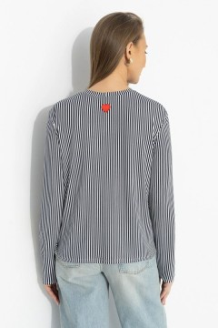 Лонгслив трикотажный в полоску Charutti(фото5)