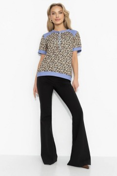 Футболка трикотажная с хищным принтом Charutti(фото2)