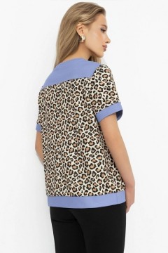 Футболка трикотажная с хищным принтом Charutti(фото6)