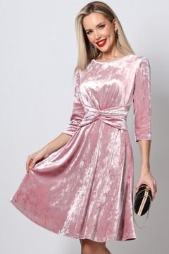 Платье бархатное синее с узлом Венецианские сны, найт SelenaSonata