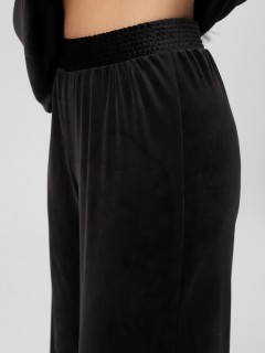 Костюм велюровый чёрный с брюками Iv-capriz(фото6)