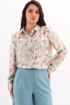 Рубашка женская с принтом Braslava