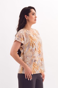 Блузка лёгкая с коротким рукавом Braslava(фото4)