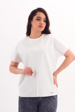 Футболка трикотажная белого цвета Braslava(фото2)