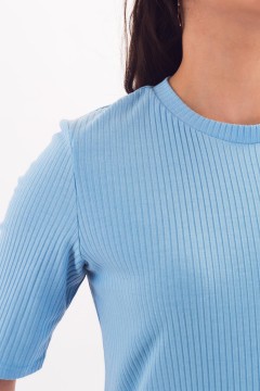 Футболка трикотажная голубая Braslava(фото4)