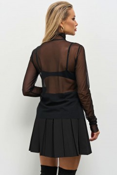 Водолазка чёрная из сетки 44 размера Jetty(фото3)