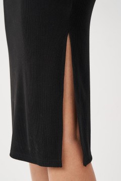 Платье-футляр чёрное из трикотажа Braslava(фото3)