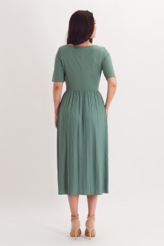 Платье лёгкое трикотажное светло-зелёного цвета Braslava(фото4)