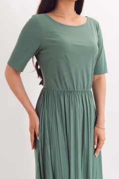 Платье лёгкое трикотажное светло-зелёного цвета Braslava(фото2)