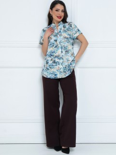 Блузка женская разноцветная с короткими рукавами Diolche(фото2)