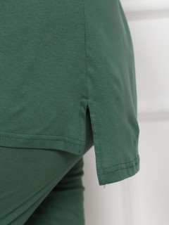 Костюм трикотажный с бриджами в зелёном цвете Iv-capriz(фото6)