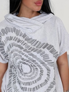 Костюм трикотажный серый с брюками Iv-capriz(фото4)