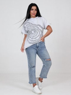 Костюм трикотажный серый с брюками Iv-capriz(фото3)