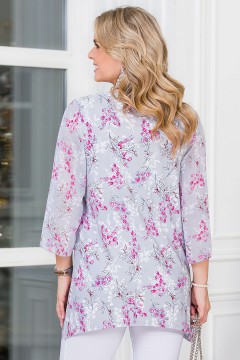 Туника светло-серая с укороченными рукавами Lavira(фото4)