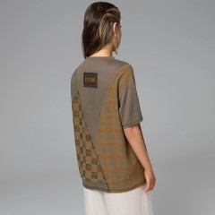 Футболка трикотажная коричневая свободной посадки Charutti(фото4)