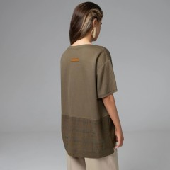 Футболка трикотажная с акцентными строчками Charutti(фото5)